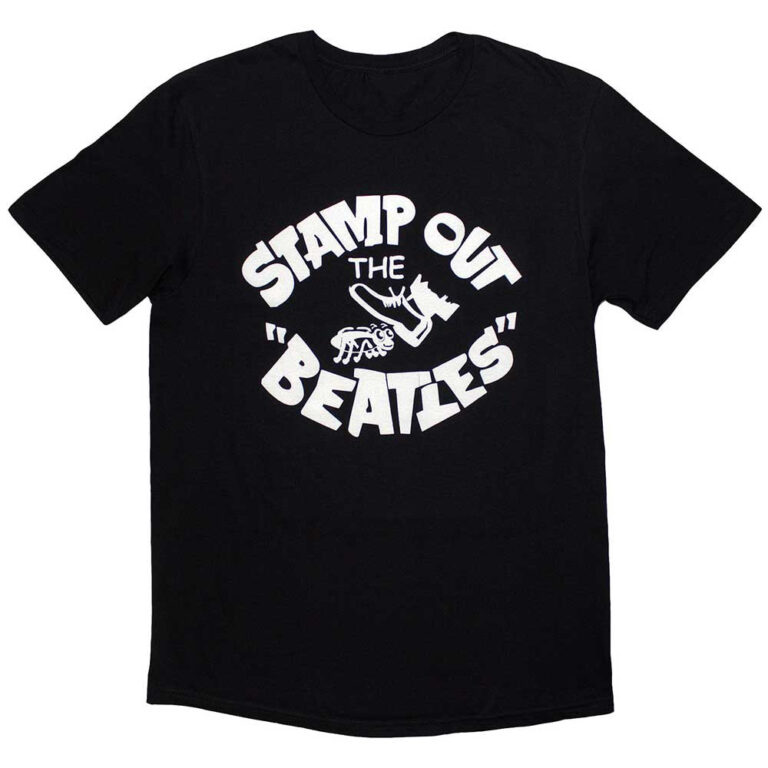 The Beatles Stamp Out The… Black T-Shirt