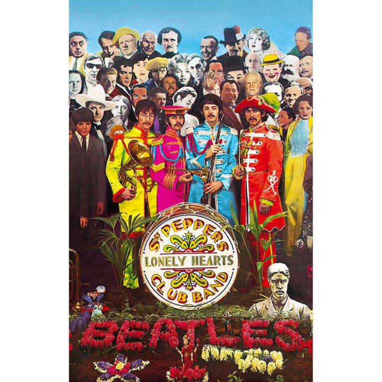 The Beatles Sgt Pepper Textile Poster