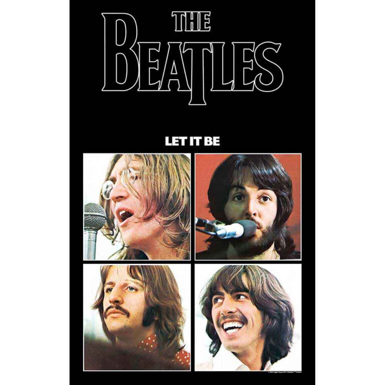 The Beatles Let It Be Textile Poster