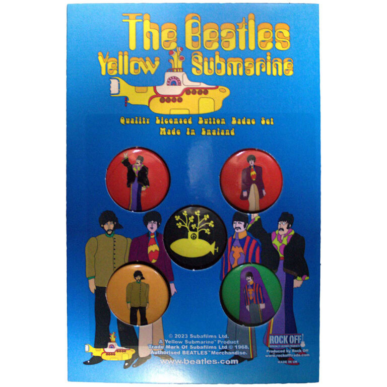 The Beatles Yellow Submarine Badge Pack