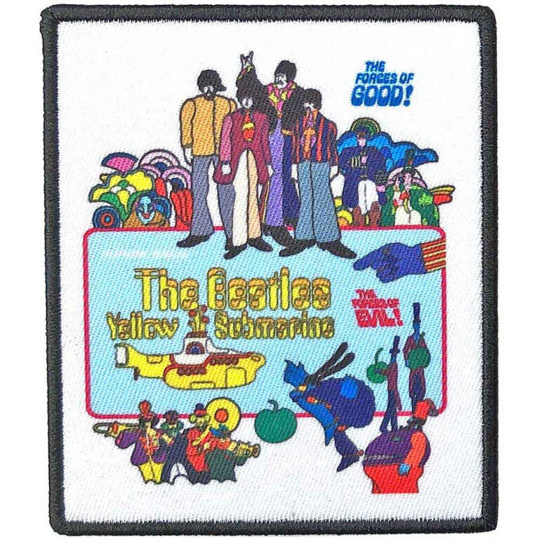 The Beatles Yellow Submarine Movie Poster Patch