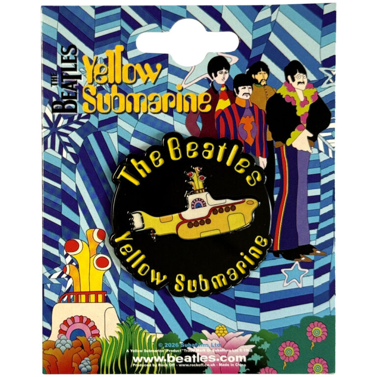 The Beatles Yellow Submarine Spinning Sub Pin Badge