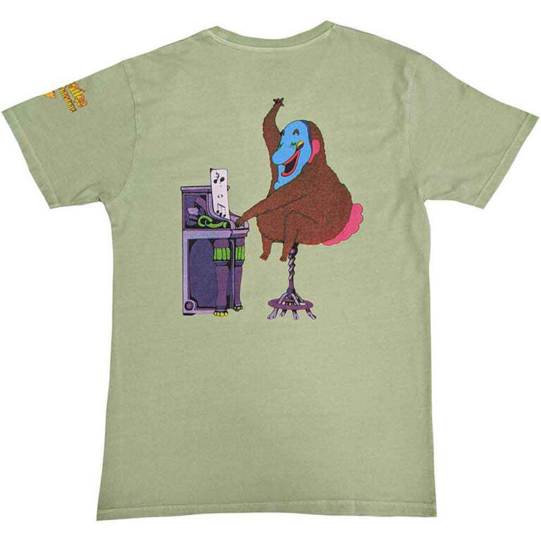 The Beatles Yellow Submarine Magic Piano Green Back Print T-Shirt