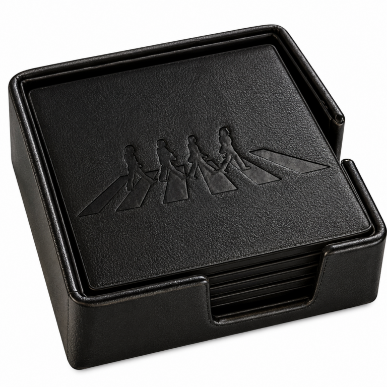 The Beatles 4-Piece Crossing Premium Coaster Set