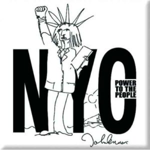John Lennon NYC Power to the People Fridge Magnet