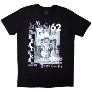 The Beatles 1962 Black T-Shirt