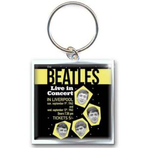 The Beatles 1962 Live in Concert Photo Print Keychain
