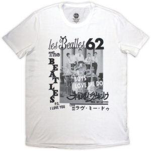 The Beatles 1962 White T-Shirt