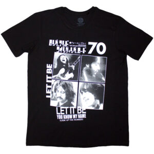 The Beatles 1970 Black T-Shirt