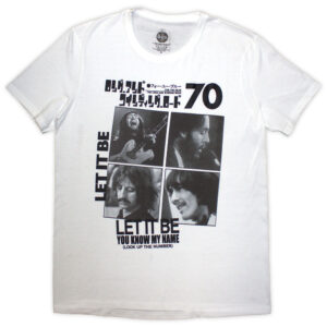 The Beatles 1970 White T-Shirt