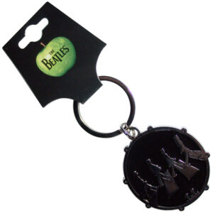 The Beatles Abbey Road Crossing Chrome Keychain