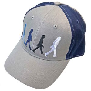The Beatles Abbey Road Figures Grey & Navy Blue 2-Tone Baseball Cap