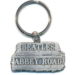 The Beatles Abbey Road Sign Relief Die-cast Relief Keychain