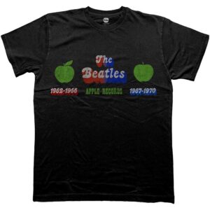 The Beatles Apple Years Black T-Shirt
