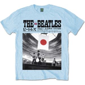 The Beatles At the Budokan Light Blue T-Shirt