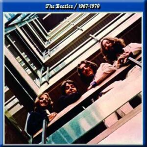 The Beatles Blue Album Fridge Magnet