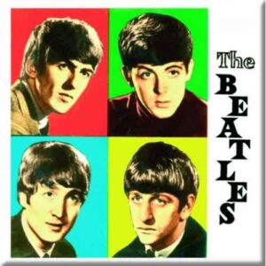 The Beatles Coloured Boxes Fridge Magnet
