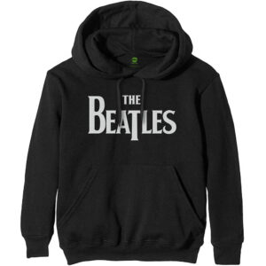 The Beatles Drop T Logo Black Pullover Hoodie