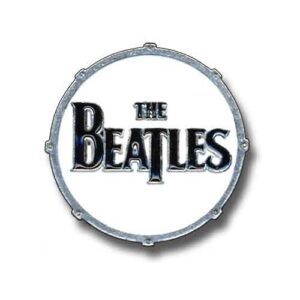 The Beatles Drum Logo Pin Badge