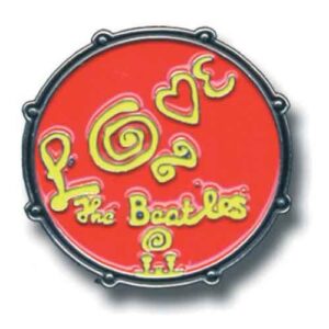 The Beatles Drum Love Pin Badge