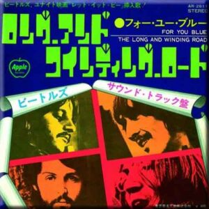 The Beatles For you Blue/The Long Winding Road Japan Release Fridge Magnet