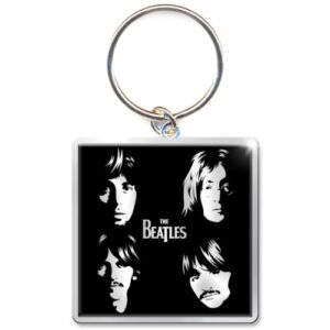 The Beatles Illustrated Faces Photo Print Photo Print Keychain