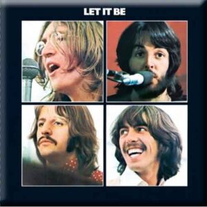 The Beatles Let it Be Album Fridge Magnet