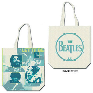 The Beatles Let it be Multicolour Back Print Tote Bag