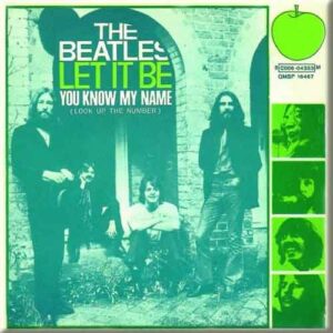 The Beatles Let it Be/You Know my Name Fridge Magnet