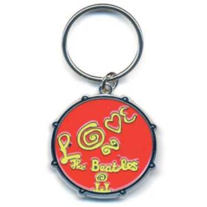 The Beatles Love Drum Keychain