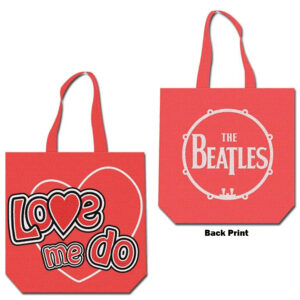 The Beatles Love me do Multicolour Back Print Tote Bag