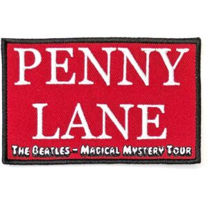 The Beatles Penny Lane Red Red Patch