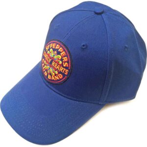 The Beatles Sgt Pepper Drum Mid-Blue Baseball Cap