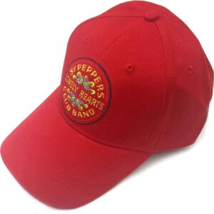 The Beatles Sgt Pepper Drum Red Baseball Cap