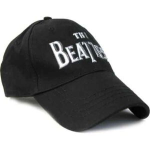 The Beatles Sonic Shining Drop T Logo Black Baseball Cap