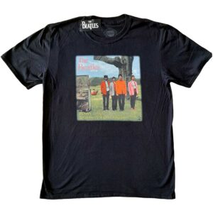 The Beatles Strawberry Fields Forever Black T-Shirt