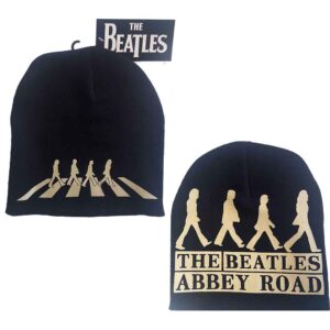The Beatles Unisex Abbey Road Black Back Print Beanie Hat