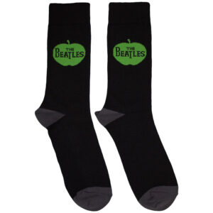 The Beatles Unisex Apple Black UK Size 6 - 11 Ankle Socks