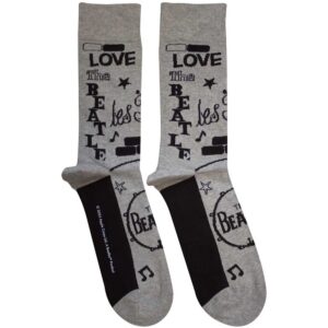 The Beatles Unisex Cavern Grey UK Size 7 - 11 Ankle Socks