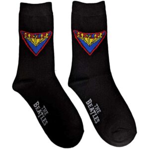 The Beatles Unisex HELP! Black UK Size 7 - 11 Ankle Socks
