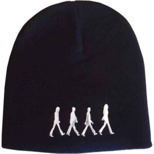 The Beatles Unisex Sonic Silver Abbey Road Black Beanie Hat