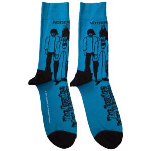 The Beatles Unisex Sub & Band Outlines Blue UK Size 7 - 11 Ankle Socks