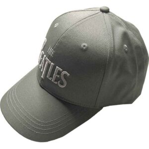 The Beatles White Drop T Logo Green Baseball Cap