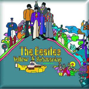 The Beatles Yellow Submarine Album Fridge Magnet