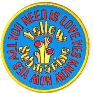 The Beatles Yellow Submarine AYNIL Circle Patch