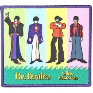 The Beatles Yellow Submarine Band in Stripes Patch