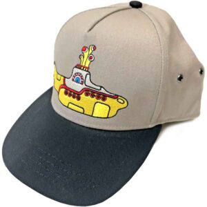 The Beatles Yellow Submarine Black & Sand Snapback Cap