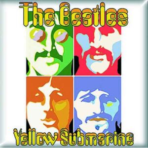 The Beatles Yellow Submarine Sea of Science 1 Fridge Magnet
