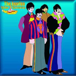 The Beatles Yellow Submarine Sea of Science 2 Fridge Magnet