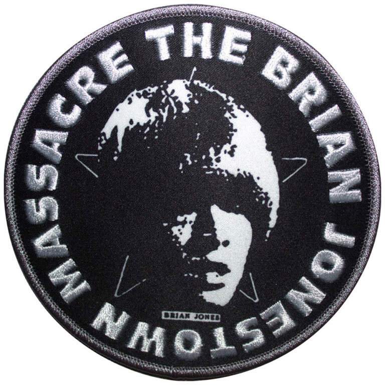 The Brian Jonestown Massacre Circle Face Black Patch